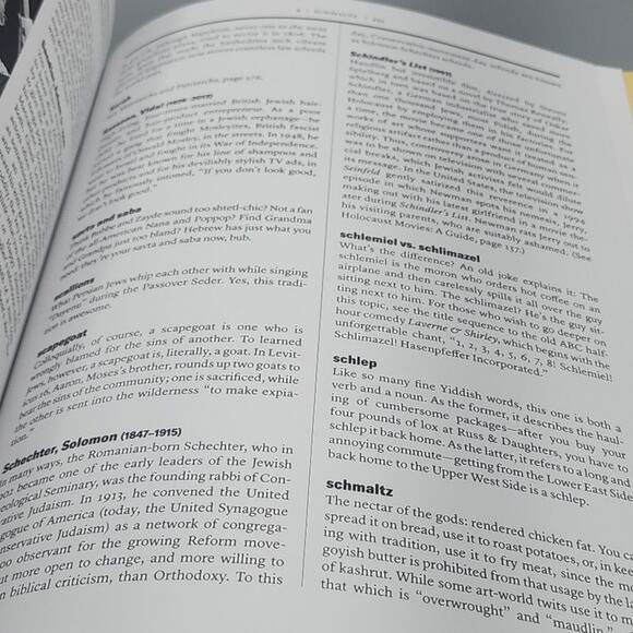 Newish Jewish Encyclopedia From Abraham to Zabar's & Everything in Between HC - Picture 11 of 13